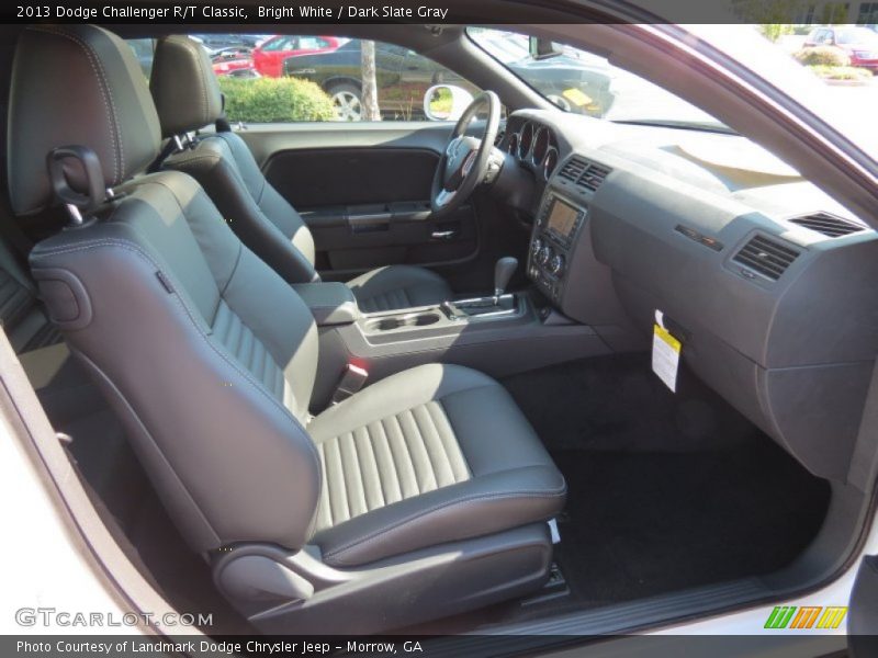 Bright White / Dark Slate Gray 2013 Dodge Challenger R/T Classic