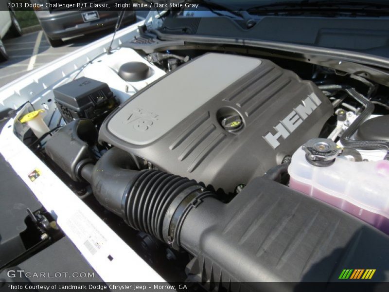Bright White / Dark Slate Gray 2013 Dodge Challenger R/T Classic