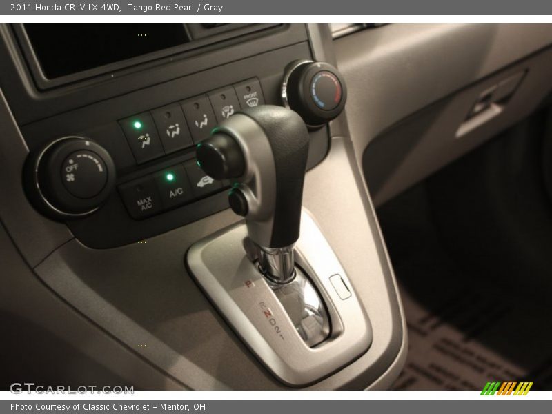 Tango Red Pearl / Gray 2011 Honda CR-V LX 4WD