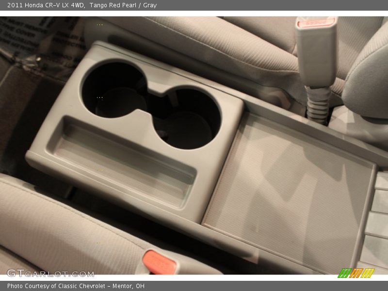 Tango Red Pearl / Gray 2011 Honda CR-V LX 4WD