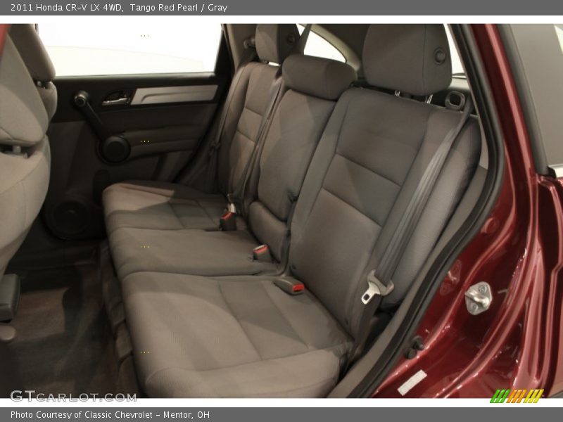 Tango Red Pearl / Gray 2011 Honda CR-V LX 4WD