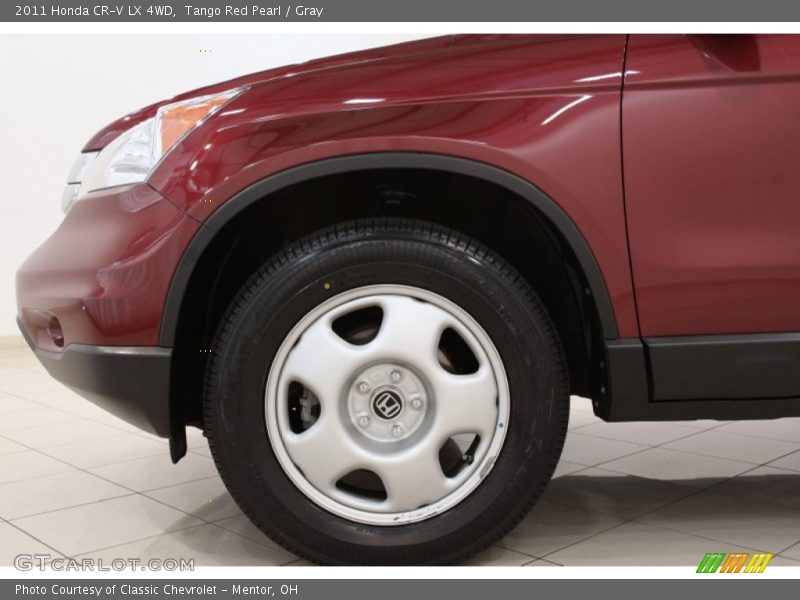 Tango Red Pearl / Gray 2011 Honda CR-V LX 4WD