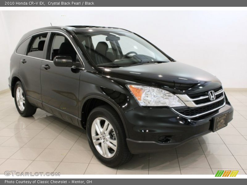 Crystal Black Pearl / Black 2010 Honda CR-V EX