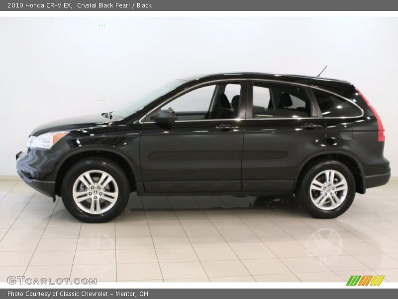 Crystal Black Pearl / Black 2010 Honda CR-V EX