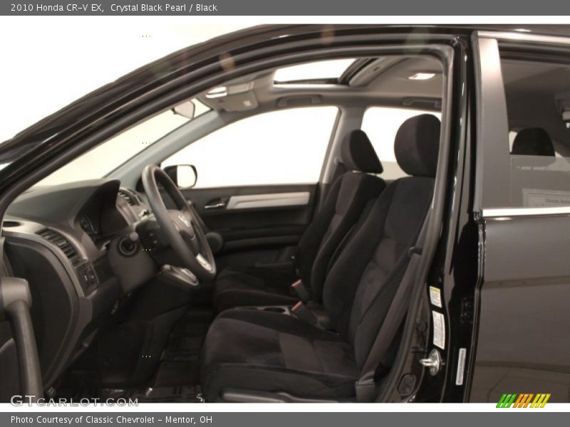 Crystal Black Pearl / Black 2010 Honda CR-V EX