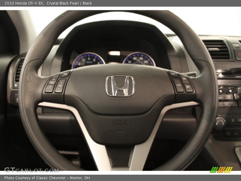 Crystal Black Pearl / Black 2010 Honda CR-V EX