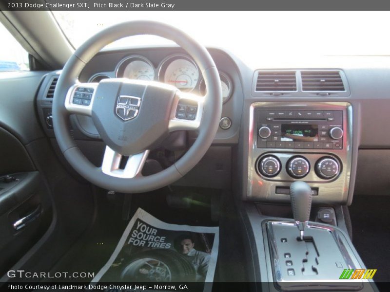 Pitch Black / Dark Slate Gray 2013 Dodge Challenger SXT