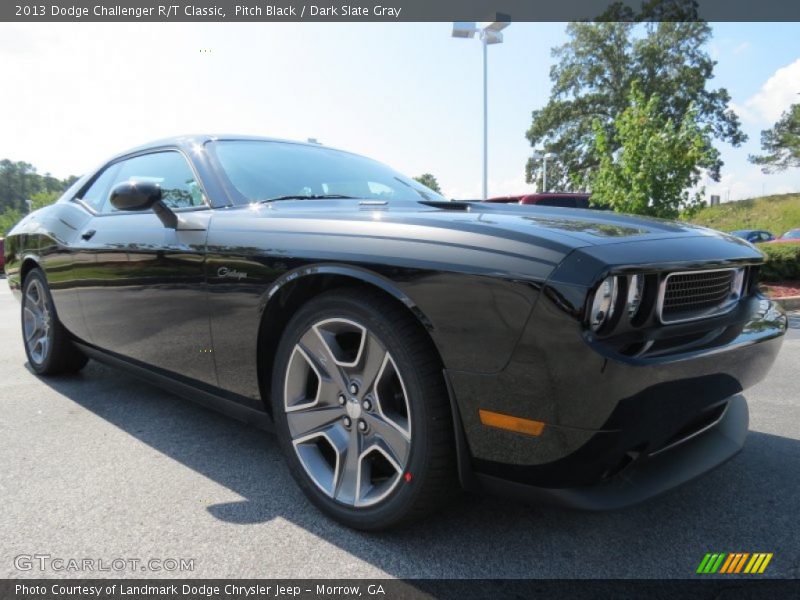 Pitch Black / Dark Slate Gray 2013 Dodge Challenger R/T Classic