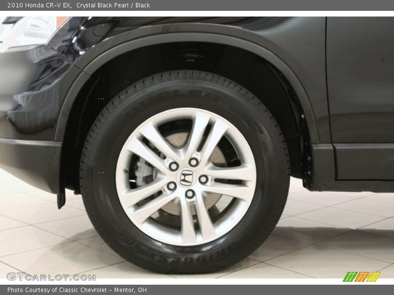 Crystal Black Pearl / Black 2010 Honda CR-V EX