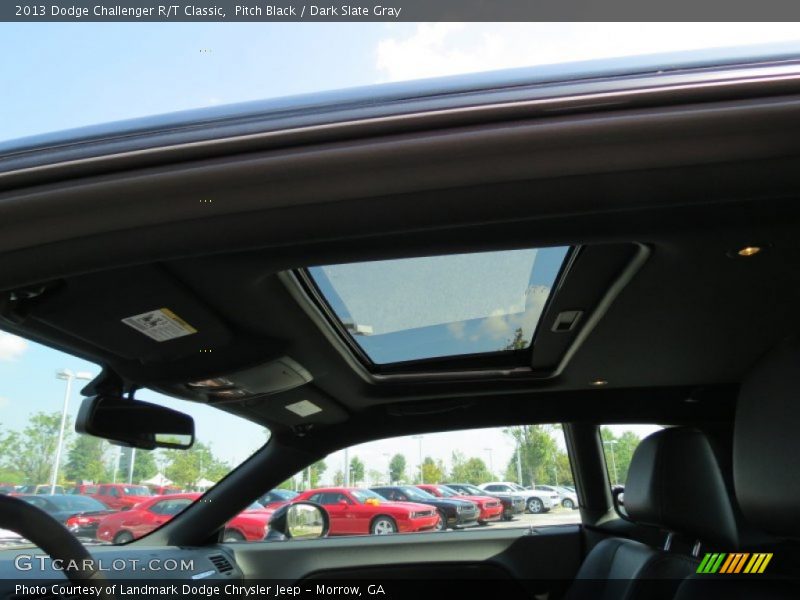 Pitch Black / Dark Slate Gray 2013 Dodge Challenger R/T Classic