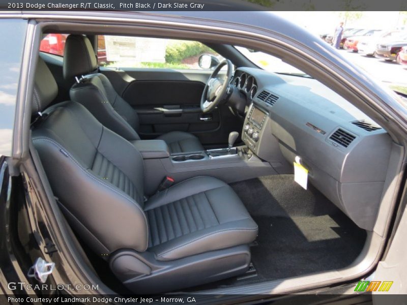 Pitch Black / Dark Slate Gray 2013 Dodge Challenger R/T Classic