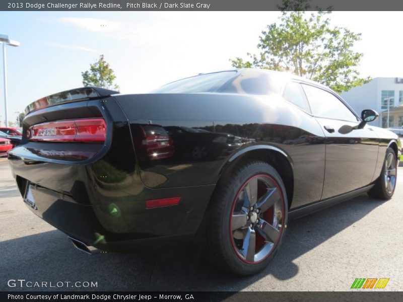 Pitch Black / Dark Slate Gray 2013 Dodge Challenger Rallye Redline