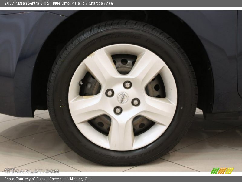 Blue Onyx Metallic / Charcoal/Steel 2007 Nissan Sentra 2.0 S