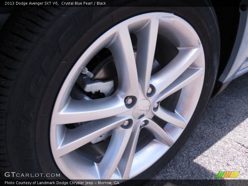 Crystal Blue Pearl / Black 2013 Dodge Avenger SXT V6