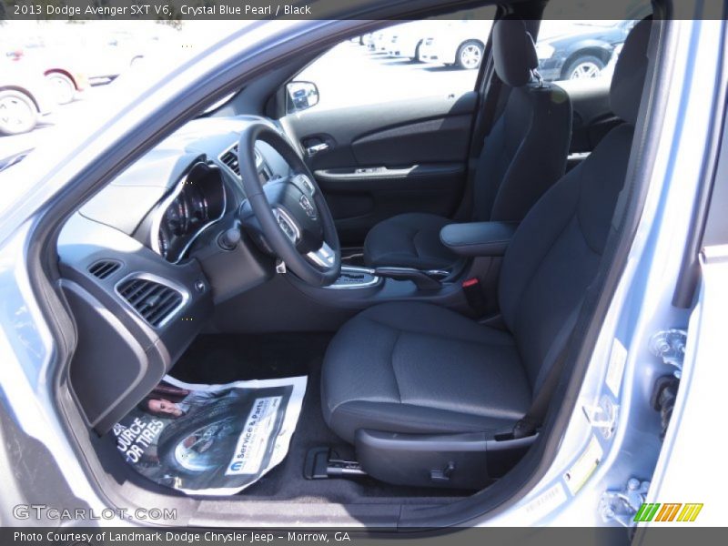 Crystal Blue Pearl / Black 2013 Dodge Avenger SXT V6