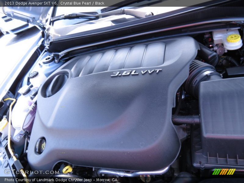 Crystal Blue Pearl / Black 2013 Dodge Avenger SXT V6