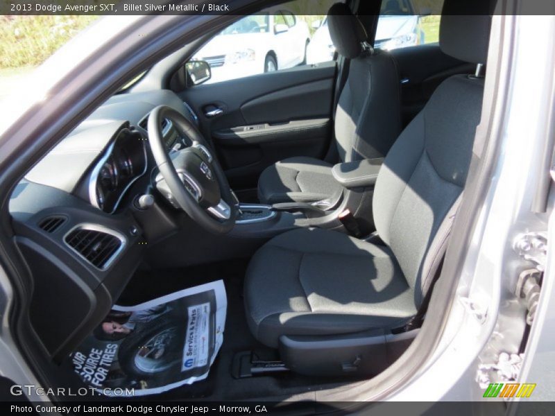 Billet Silver Metallic / Black 2013 Dodge Avenger SXT