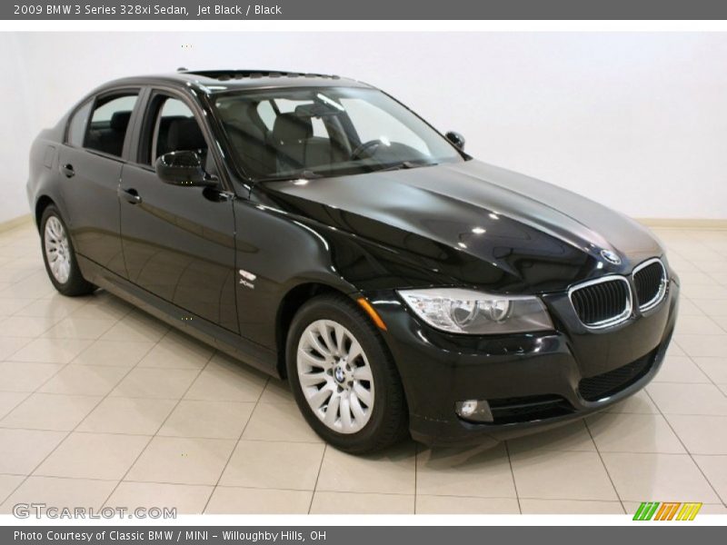 Jet Black / Black 2009 BMW 3 Series 328xi Sedan