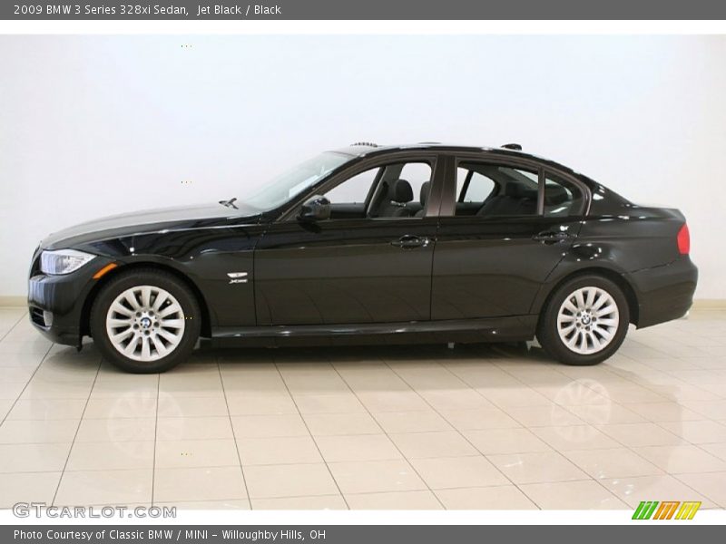 Jet Black / Black 2009 BMW 3 Series 328xi Sedan