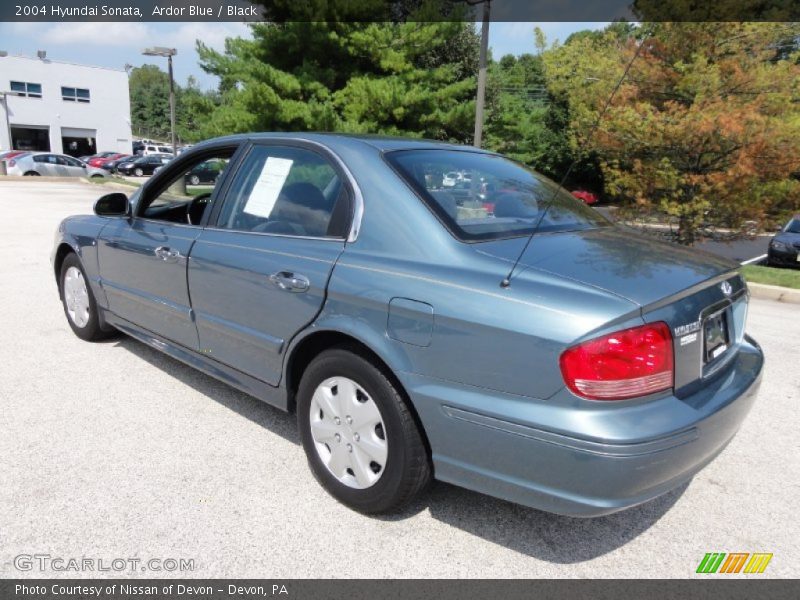 Ardor Blue / Black 2004 Hyundai Sonata