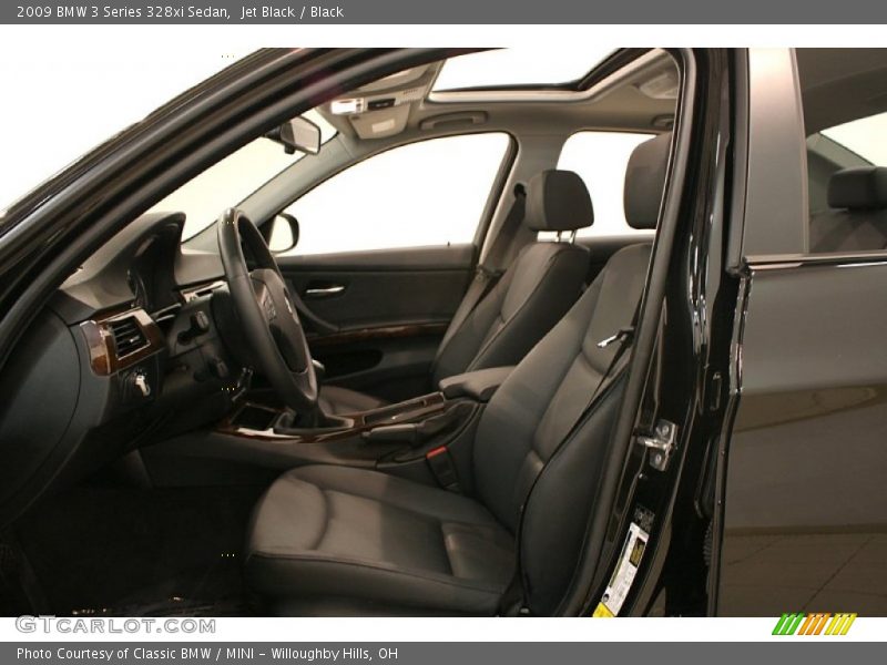 Jet Black / Black 2009 BMW 3 Series 328xi Sedan