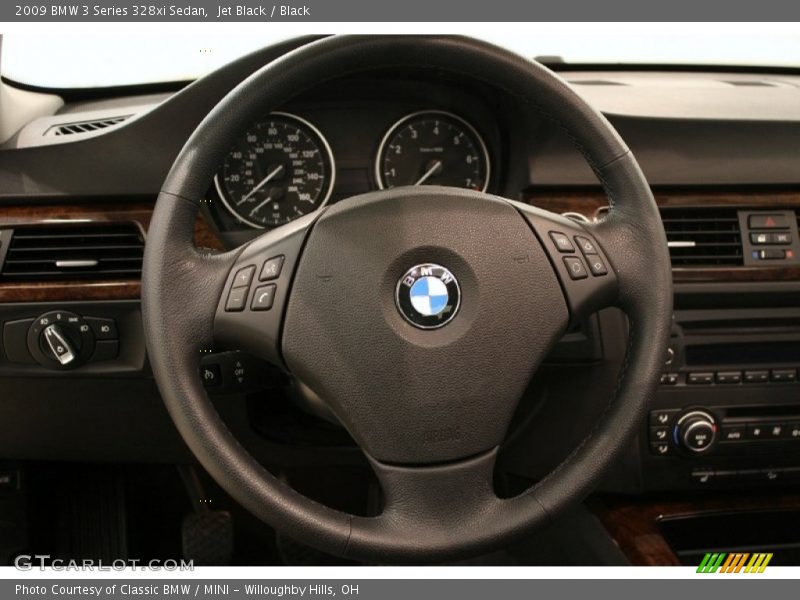 Jet Black / Black 2009 BMW 3 Series 328xi Sedan