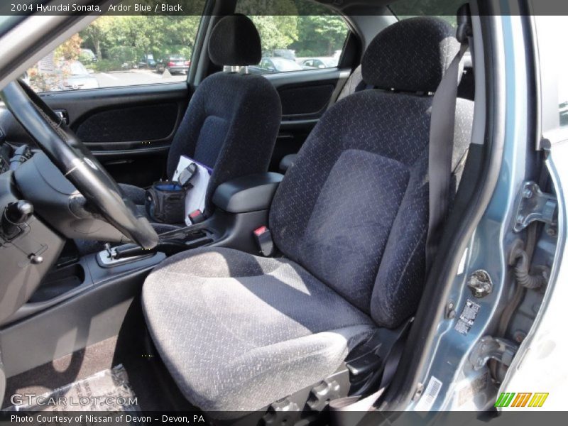 Ardor Blue / Black 2004 Hyundai Sonata