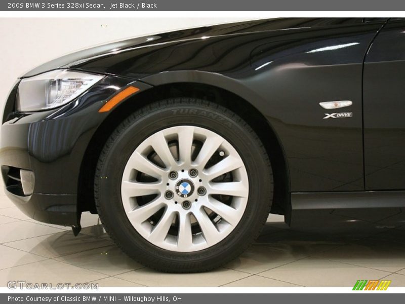 Jet Black / Black 2009 BMW 3 Series 328xi Sedan