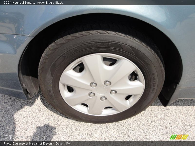 Ardor Blue / Black 2004 Hyundai Sonata