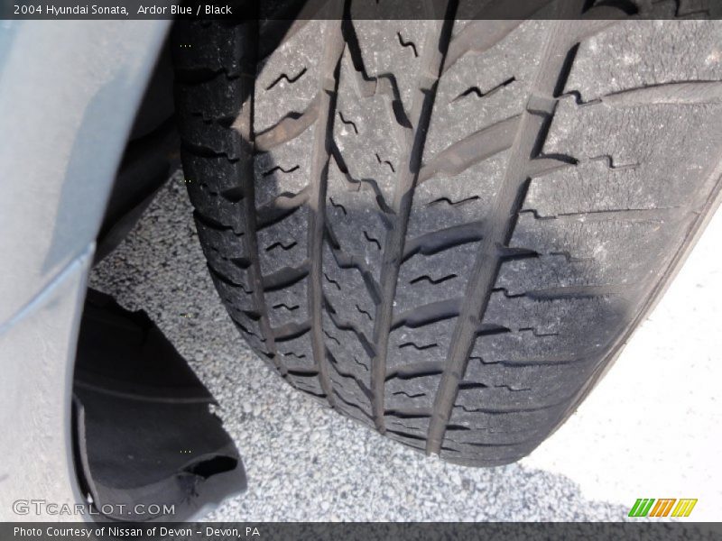 Ardor Blue / Black 2004 Hyundai Sonata