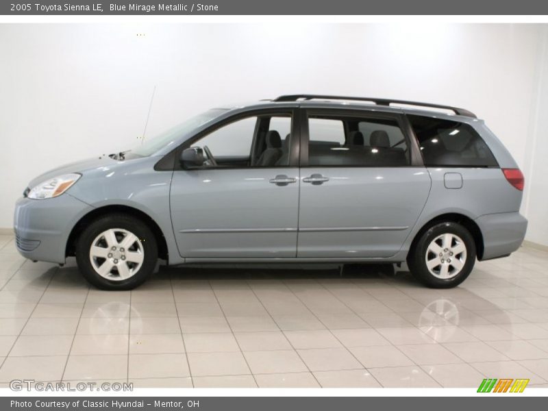 Blue Mirage Metallic / Stone 2005 Toyota Sienna LE
