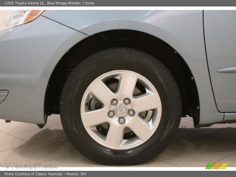 Blue Mirage Metallic / Stone 2005 Toyota Sienna LE