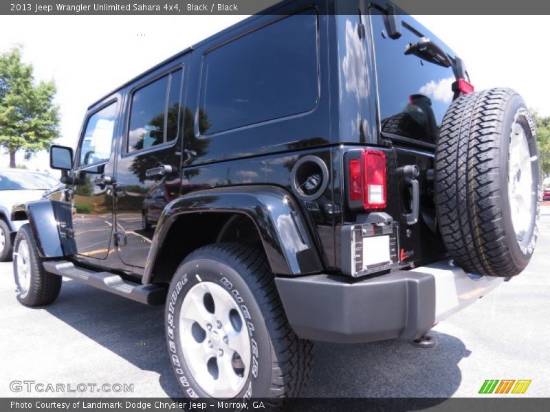 Black / Black 2013 Jeep Wrangler Unlimited Sahara 4x4