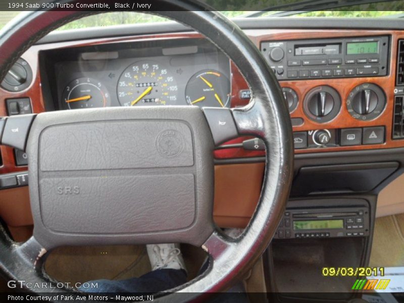 Black / Ivory 1994 Saab 900 Turbo Convertible