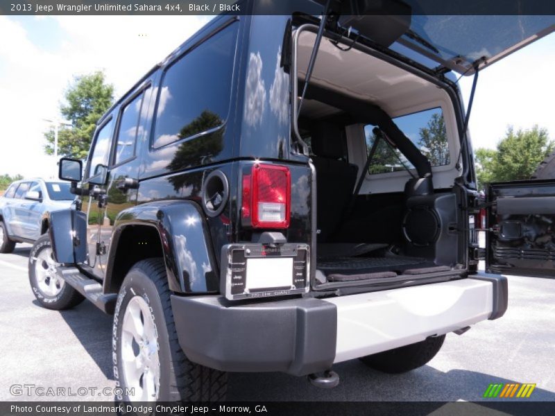 Black / Black 2013 Jeep Wrangler Unlimited Sahara 4x4
