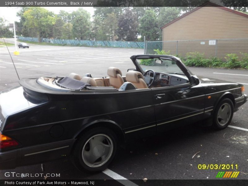 Black / Ivory 1994 Saab 900 Turbo Convertible