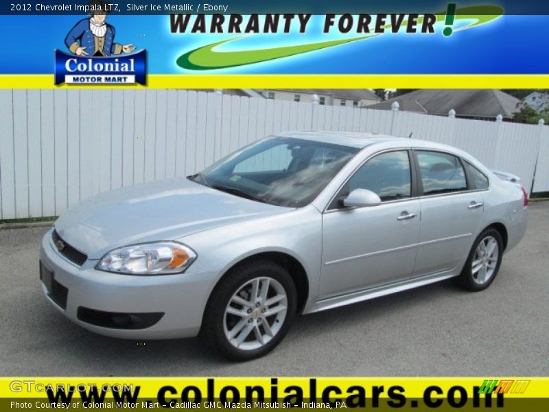 Silver Ice Metallic / Ebony 2012 Chevrolet Impala LTZ
