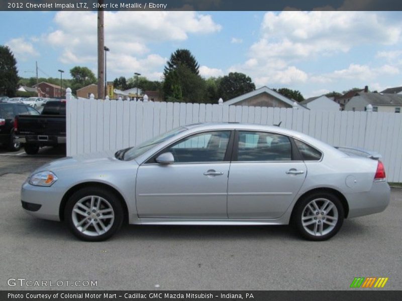 Silver Ice Metallic / Ebony 2012 Chevrolet Impala LTZ