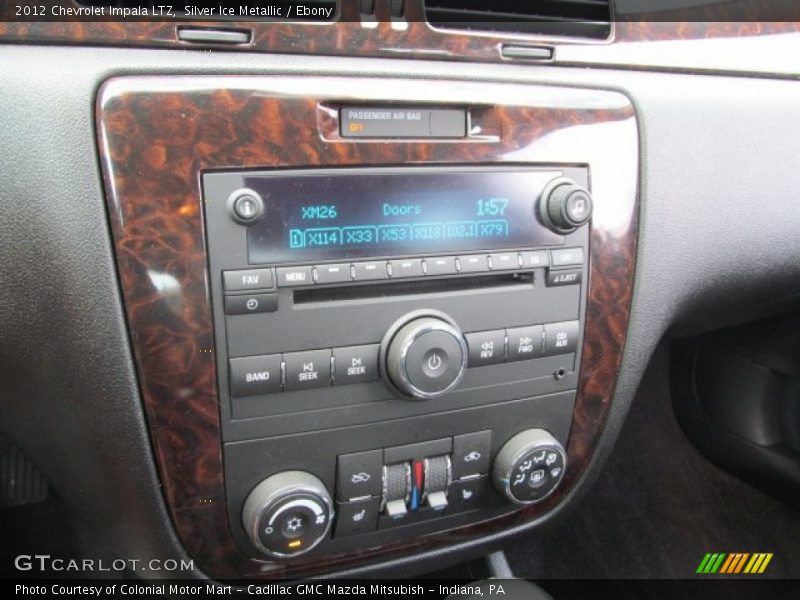 Silver Ice Metallic / Ebony 2012 Chevrolet Impala LTZ