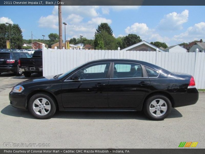 Black / Gray 2011 Chevrolet Impala LT