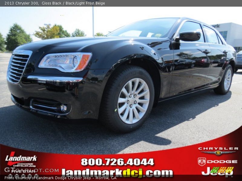 Gloss Black / Black/Light Frost Beige 2013 Chrysler 300