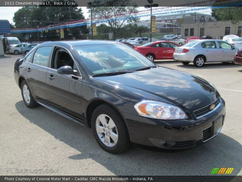 Black / Gray 2011 Chevrolet Impala LT