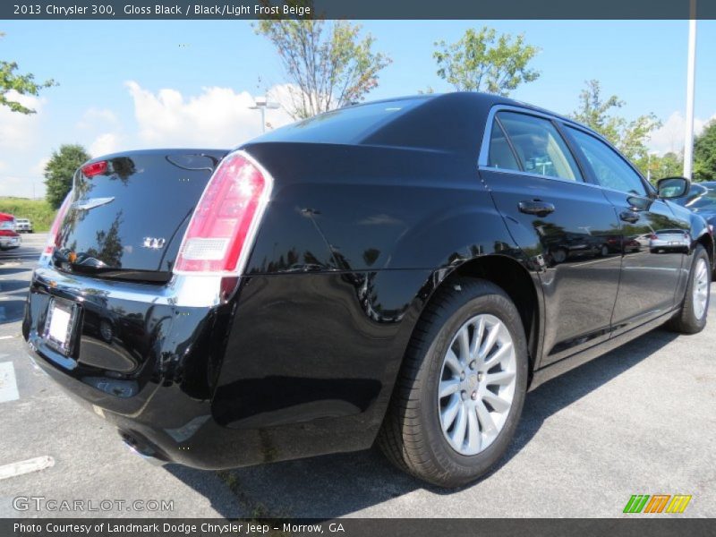 Gloss Black / Black/Light Frost Beige 2013 Chrysler 300