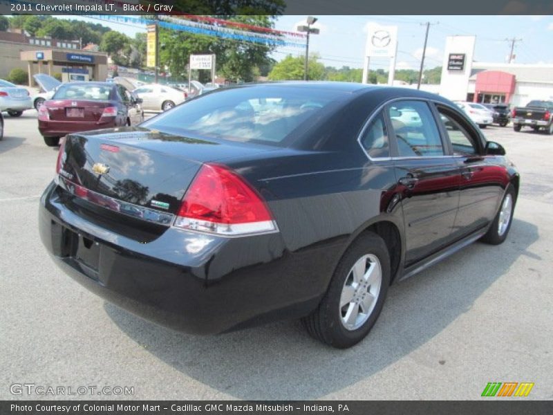 Black / Gray 2011 Chevrolet Impala LT