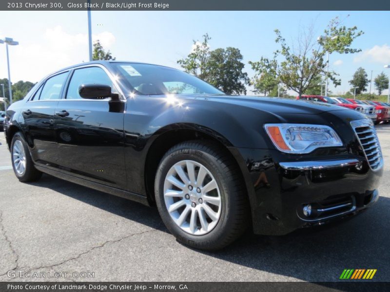 Gloss Black / Black/Light Frost Beige 2013 Chrysler 300