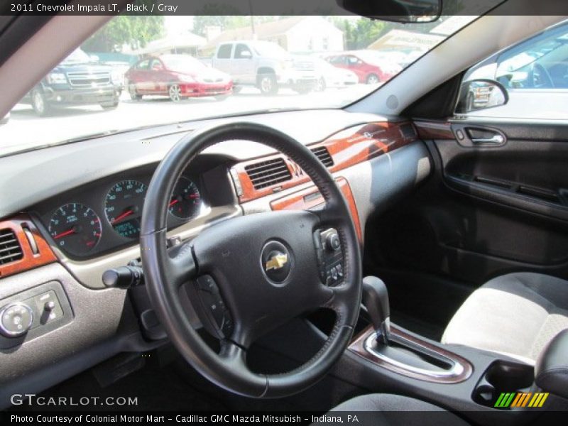 Black / Gray 2011 Chevrolet Impala LT