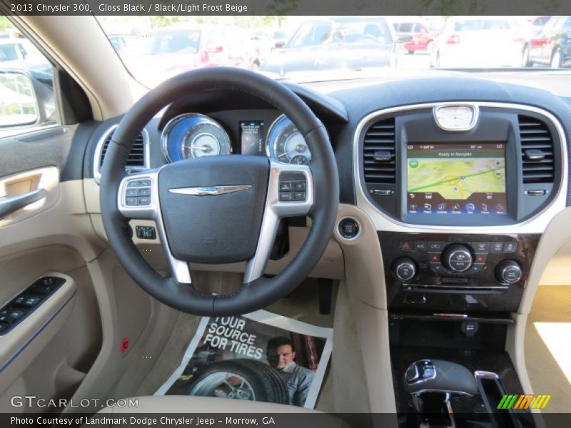 Gloss Black / Black/Light Frost Beige 2013 Chrysler 300