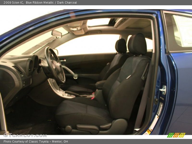 Blue Ribbon Metallic / Dark Charcoal 2009 Scion tC