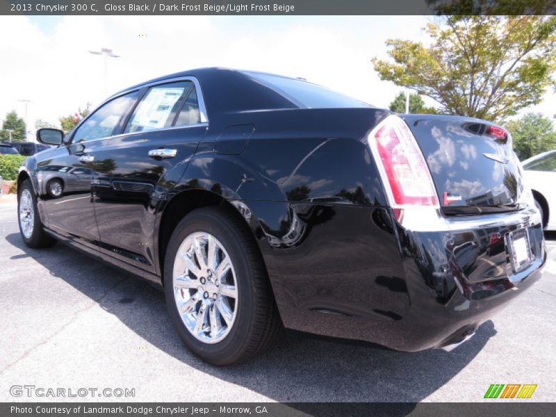 Gloss Black / Dark Frost Beige/Light Frost Beige 2013 Chrysler 300 C
