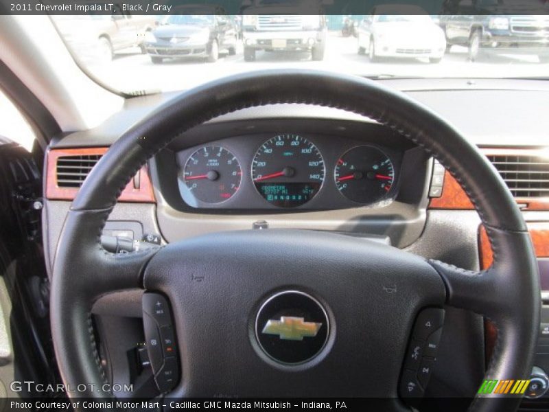 Black / Gray 2011 Chevrolet Impala LT